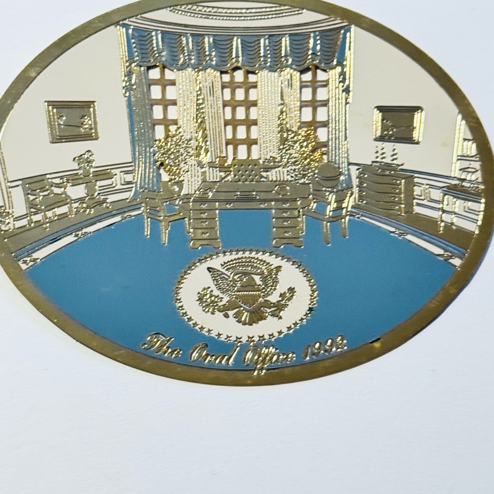 Oval Office 1992 Commemorative Plaque